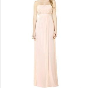 DESSY GROUP after six blush bridesmaid/prom dress